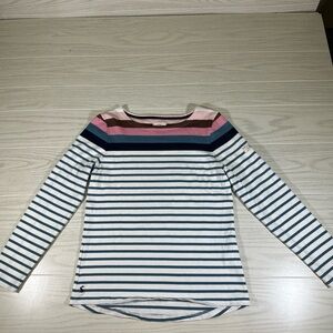 Joules Premium Grade Long Sleeve Multi Stripe Top Sizes: Us 8, Uk 12, Eu 40